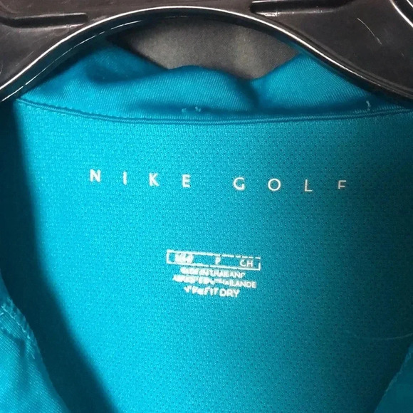 Teal Nike Golf‎ Collard Shirt S - Picture 2 of 4